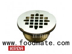 2" Modern Bathroom Brass Shower Floor Drain