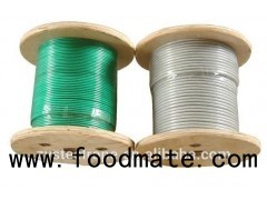 Transparent Plastic Steel Wire Rope 6x7