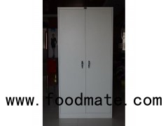 Double Door Steel Clothes Storage Wardrobe