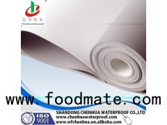 Welding Able PVC Waterproofing Membrane With Fleece Or Reinforced With Polyester Felt