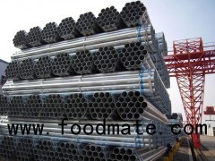 Hot-dipped Galvanized ( Zinc Coated ) Electric Resistance Welded ERW Round Carbon Steel Pipe