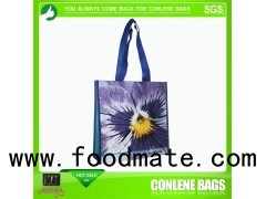 Easy Carry Factory Directly Sell Colorful Handle RPET Bag Wholesale