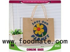 Personalized New Design Customized Size Full Color Printing Jute Bag Manufacturer