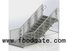 Ringlock Scaffold System Fixed Aluminum Steps & Rails