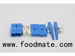 FOC Fiber Optic Connector, SC/UPC Single Mode, Duplex,Blue Housing & Boot,2.0/3.0/0.9MM