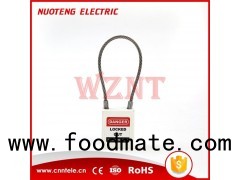 175mm Steel Cable Safety Padlock