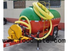 Light Duty Mobile Small Water Plastic Tank Trailer On Wheels With Water Pump And Water Hose