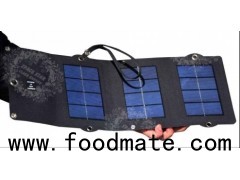 5W 5V Portable Mono-Folding Solar Panel Charger for Mobile Phone