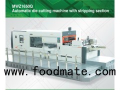 MWZ-Q High Speed Automatic Flat Bed Corrugated Carton Die Cutting Machines With Stripping