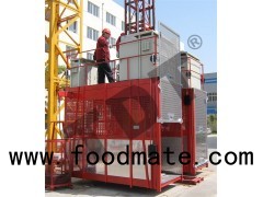 Construction Site Used Frequency Inverter Type Passenger Hoist With Rack And Opinion, SC100 Standard