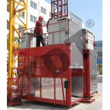 Construction Site Used Frequency Inverter Type Passenger Hoist With Rack And Opinion, SC100 Standard