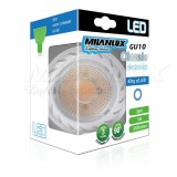 LED Shop Light GU10 Warm White 5w7w Clear Cover Transparent CRI>70 80lm/w COB GU10 Lamp Spotlight