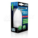 LED Candle Bulb Milky Cover C35 C37 5w 470lm