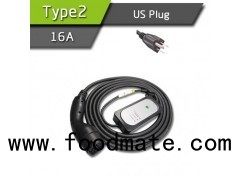 Type2 16A Portable EV Charging Box US Plug Sae J1772 Small Charging Stations With Wall Outlet