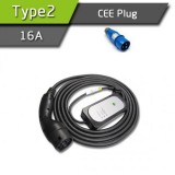 Type2 16A Portable EV Charging Box CEE Plug Car Charger To Wall Outlet For Sale