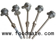 Sheathed Platinum Resistance Temperature Detector with Flange