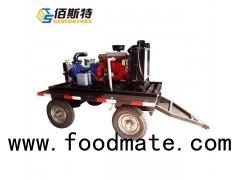 Trailer / Portable Diesel Water Pump For Sludge Or Irrigation Farm