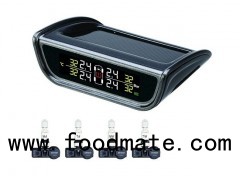 Tirebull SF519S Solar TPMS Car Tire Pressure Monitoring System LCD Display Auto Alarm System Solar T