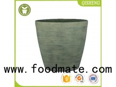 Aged Lite Flower Pot For Garden And Home Use,stone Material Mixture