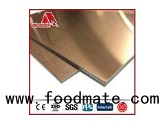 Different Oxidized Cooper Plastic Wall Decorative Sandwich Panels