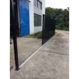 Custome Outdoor Residential Ornamental Metal Double Driveway Entrance Fence Gates