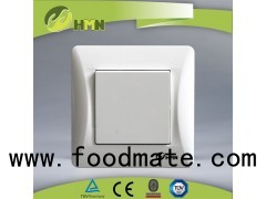 Euro Switch Electric Switches Handsome Plastic Plate One Way Switch Double Euro Light Switch Handsom