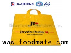 Custom Design Soft Loop Handle Plastic Bags