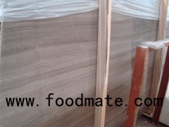 Chinese Grey Wooden Marble Floors, Grey Serpeggiante, Grey Marble Slabs