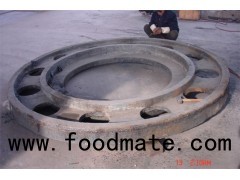 Flange And Rim Carbon Steel Cast With Large Steel Sand Casting For Forging And Press Machine