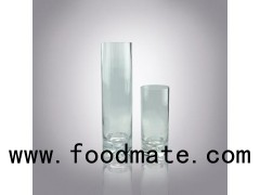 Clear Cyclinder Tall Glass Vases for Sale