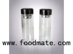 Glass Tea Tumbler with Filter|wholesale Thermal Double Wall Travel Tea Bottle