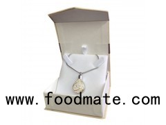 Magnetic Closure Designed Necklace And Earing Caton Gift Box Printing