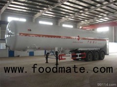 Cryogenic Liquid LNG Tank Semi-trailer Car