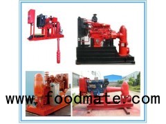 Electric &Diesel Engine Drive Vertical Turbine Firefighter Pumps With Right Angle Gear Box