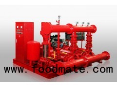 EDJ Packaged Electric & Diesel Hydrant Booster Fire Fighting Pump System