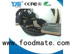 PVC Jacket Full Form 68pin SCSI Cable CN To DB Type 68pin Conector Ide Cable Adapter Types