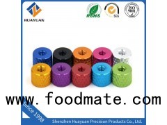 Color Anodized Aluminum Knurled Thumb Nuts M3 M4 M5