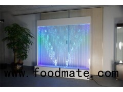 Stainless Steel LED Programing Water Panels Bubble Wall Fountains For Home Office Hotel KTV Bar Gard