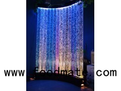 H79''/2m Customized Floor Standing LED Water Bubble Tube With Half-circle Base For Home Of