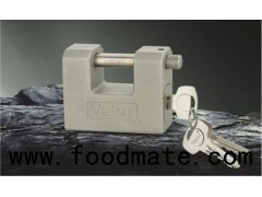 Hot Selling Nickel Plated Rectangular Hardened Steel Padlock