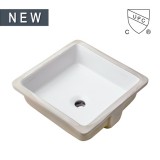 Small Rectangle Undermount Bathroom Ceramic Sink, SS-N1414