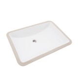 White Undermount Large Bathroom Sink, SS-U2114