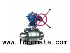 Forged Steel Soft Seal Floating Ball Hand Operated 2.5Mpa Class 600 Ball Valve