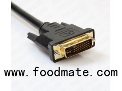 DVI I Analog To 2 VGA Video Splitter Cable M/F