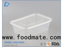 1000ml Eco Classic Microwaveable Disposable Food Containers Lunch Box Wholesale