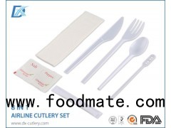 Good Brands Outdoor Portable Basic White Cutlery Set for One