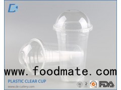 Eco Friendly 8 Oz Clear Plastic Disposable Cups with Lids