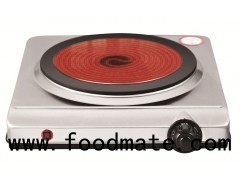 Single Ceramic Plate Infrared Burner Stove China Electric Cooker Supplier 1250W