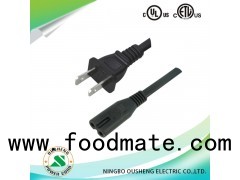 NEMA 1-15P US Plug To IEC 320 C7 Power Cord Notebook OS-2/ST2