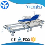 Hospital Patient Transfer Connecting Trolley Stretcher Cart for OT Room